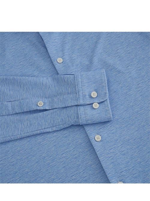Stretch jersey shirt with melange effect BOSS | 50533574 P-ROAN-KENT-C1-233.450